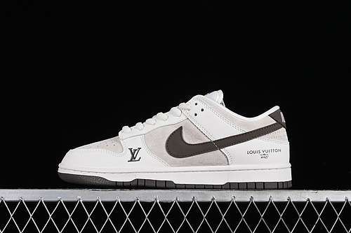 【280】[LV6188-001]-[SB DUNK LOW L*V WHITE/GREY/BROWN]-[WOMAN:35.5-39]-[MAN:40-47.5]