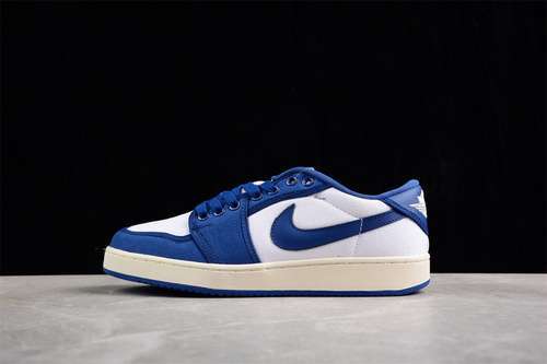 【260】[DX4981-103]-[AIR JORDAN 1 KO LOW WHITE/DARK ROYAL BLUE/SAIL ]-[WOMAN:36-39]-[MAN:40-46]