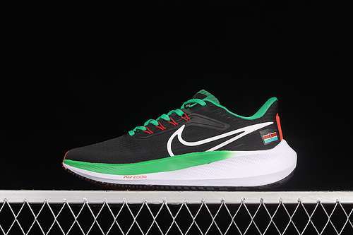 【280】[DQ7923-001]-[AIR ZOOM PEGASUS 39 RUNNING SHOES BLACK/GREEN/WHITE]-[MAN:39-45]