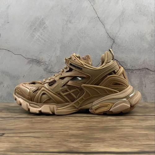 【800】[568615-W3AG1-2706]-[BA*LEN*CIAGA TRACK 2.0 SHOES KHAKI/KHAKI/KHAKI]-[WOMAN:35-39]-[MAN:40-45]