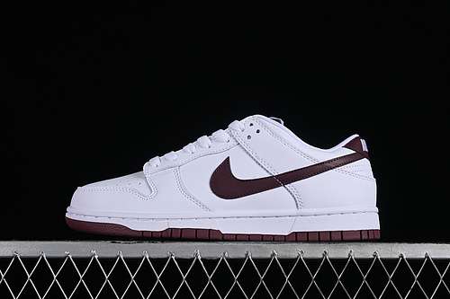 【280】[DV0831-102]-[SB DUNK LOW WHITE/NIGHT MAROON/WHITE]-[WOMAN:36-39]-[MAN:40-46]