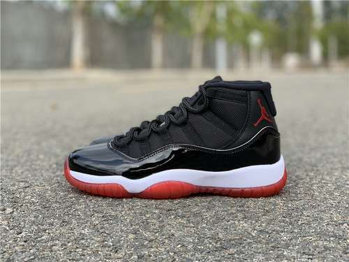 【480】[378038-061]-[AIR JORDAN 11 RETRO GS BRED 2019 BLACK/WHITE-VARSITY RED]-[WOMAN:36-40]