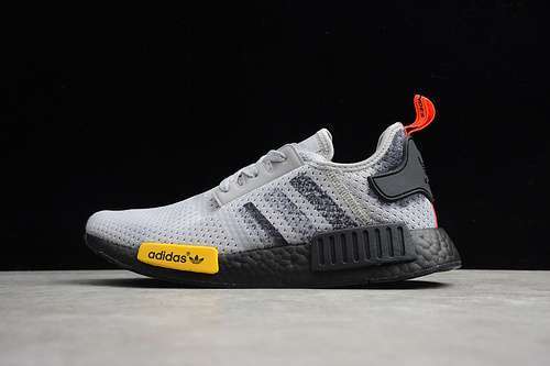 【300】[FV3986]-[NMD_R1 SHOES GREY TWO/CORE BLACK-RED]-[WOMAN:36-39]-[MAN:40-45]