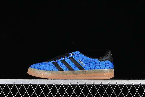 【220】[HQ8896]-[ORIGINALS X GU*CCI GAZELLE NIGHTSTRIKE PACK CORE BLACK/BLUE]-[UNISEX:36-45]