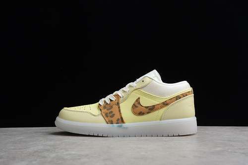 【300】[DN6998-700]-[GZ AIR JORDAN 1 LOW SNKRS DAY LEMON ｄｒｏｐ/WHEAT/LEMON CHIFFON]-[UNISEX:36-47]