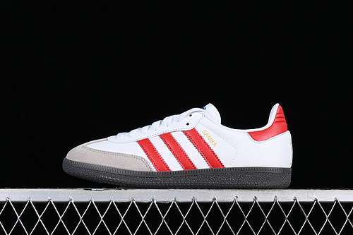 【220】[IG1025]-[ADIDAS SAMBA VEGAN WHITE/BLACK/RED/GREY]-[WOMAN:35-39]-[MAN:40-46]