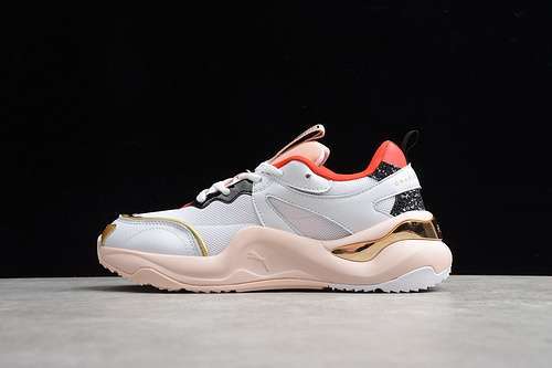 【260】[372860-01]-[RISE CHARLOTTE WHITE/ORANGE]-[WOMAN:35.5-40]