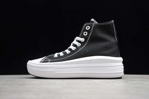 【260】[568497C]-[CHUCK TAYLOR ALL STAR MOVE PLATFORM HIGH BLACK/BLACK/WHITE]-[WOMAN:35-39]