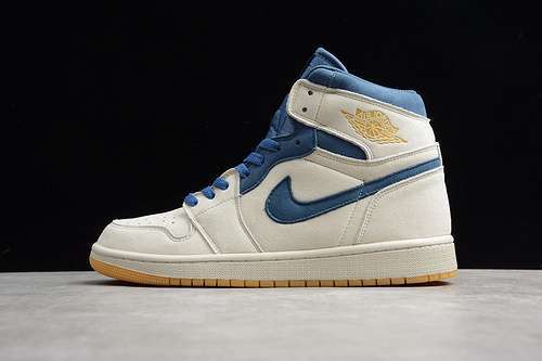 【330】[AH6342-104]-[AIR JORDAN 1 RETRO MID JETER SAIL/BRONZE-COLLEGE NAVY]-[MAN:39-45]