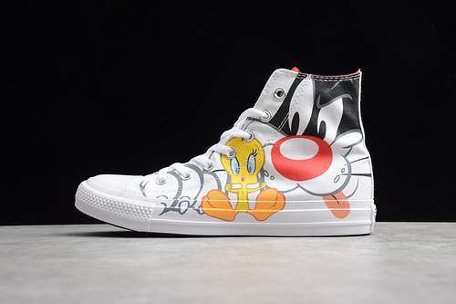 【240】[158886C]-[CHUCK TAYLOR ALL-STAR 70S HIGH X LOONEY TUNES TWEETY WHITE/MULTI-COLOR]