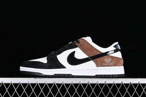 【330】[FC1688-125]-[SB DUNK LOW TOP CASUAL SNEAKERS WHITE/BLACK/BROWN]-[WOMAN:36-39]-[MAN:40-45]