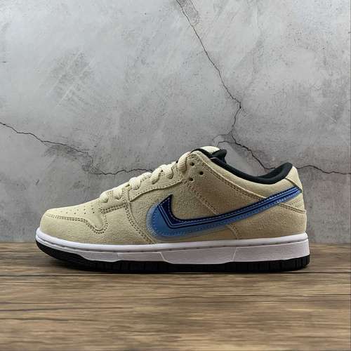 【430】[CT6688-200]-[DUNK SB LOW TRUCK IT LIGHT CREAM/DEEP ROYAL BLUE]-[WOMAN:36-39]-[MAN:40-46]