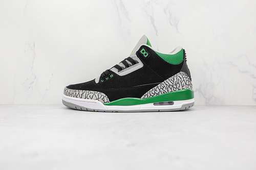 【340】[CT8532-030]-[AIR JORDAN 3 BLACK/PINE GREEN-CEMENT GREY-WHITE]-[WOMAN:36-39]-[MAN:40-46]