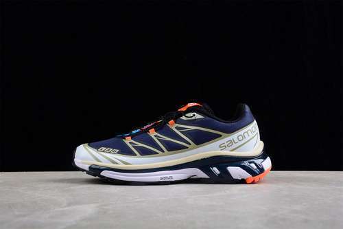 【420】[SALOMON XT-6 TRENDY CASUAL RUNNING SHOES NAVY BLUE/WHITE/BLACK]-[MAN:40-47]