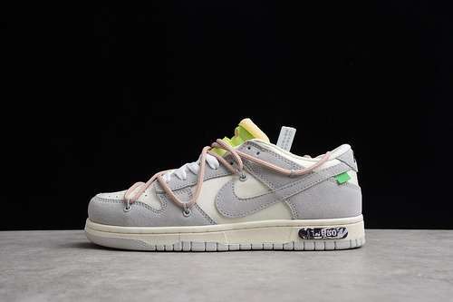 【460】[DM1602-113]-[OW X SB DUNK LOW LOT 05 OF 50 SAIL/NEUTRAL GREY/PINK]-[WOMAN:36-39]-[MAN:40-47]