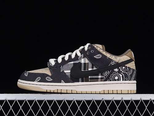 【530】[CT5053-001]-[TRAVIS SCOTT SB DUNK LOW BLACK/PARACHUTE BEIGE/PETRA BROWN]-[UNISEX:36-47.5]