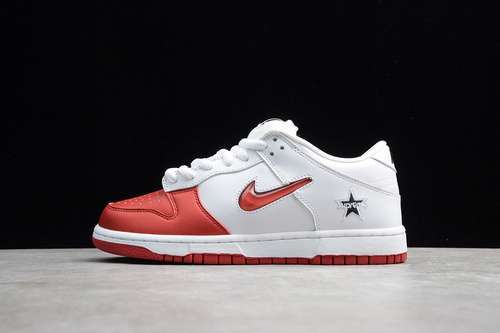 [CK3480-600]-[SB DUNK LOW SUPREME JEWEL SWOOSH VARSITY RED-WHITE]-[UNISEX:36-47.5]