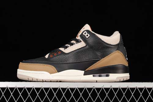 【340】[CT8532-008]-[AIR JORDAN 3 RETRO DESERT ELEPHANT BLACK/RUSH ORANGE-FOSSIL STONE-SAIL]-[36-46]