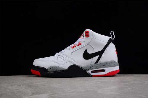 【330】[579961-108]-[AIR FLIGHT 13 MID WHITE/BLACK-RED]-[MAN:40-46]
