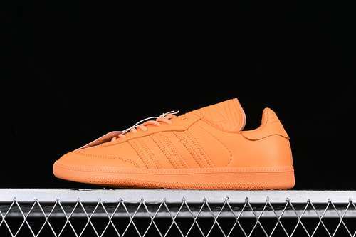 【260】[IE7293]-[ADIDAS PHARRELL X SAMBA HUMAN RACE ORANGE/ORANGE/ORANGE]-[WOMAN:35-39]-[MAN:40-45]