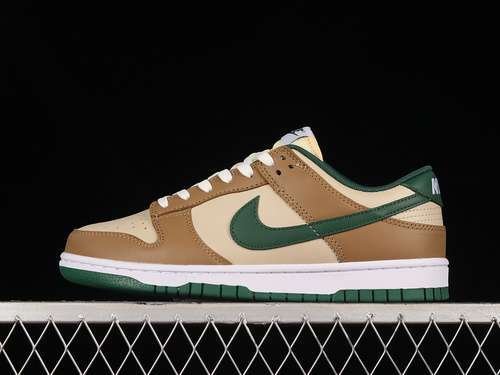 【350】[FB7160-231]-[DUNK LOW RATTAN BROWN/CANYON GREEN/SAIL/WHITE/DEEP DRIFTWOOD ]-[UNISEX:36-46]