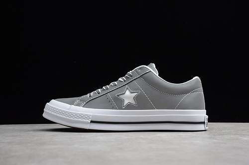 [63-61-70]-[165516C]-[ONE STAR LOW SHOES DEMON LIGHT GREY/EGRET]-[WOMAN:35-39]-[MAN:40-44]