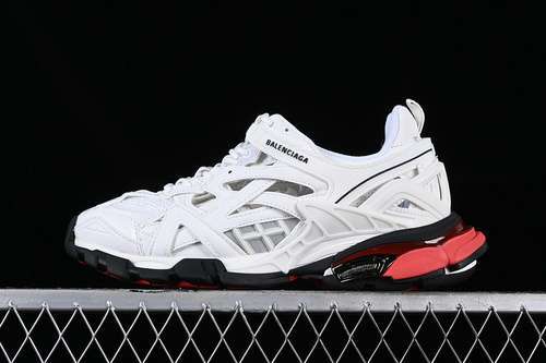 【600】[W2GN39610]-[BA*LEN*CIAGA TRACK.2 4.0 WHITE/RED/BLACK]-[WOMAN:35-39]-[MAN:40-47]
