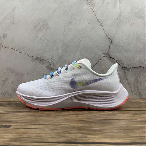 【270】[DD9667-100]-[AIR ZOOM PEGASUS 37 TIE-DYE WHITE/BRIGHT MANGO/MULTI-COLOR]-[WOMAN:36-40]