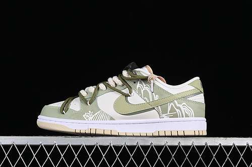 【380】[DV0831-003]-[DUNK LOW SB FZBB PHANTOM/SANDDRIFT/SAIL/GREEN]-[WOMAN:36-39]-[MAN:40-46]