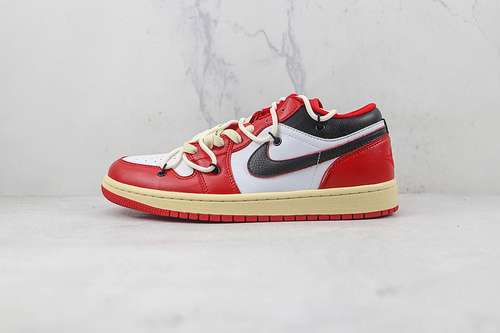 【320】[AIR JORDAN 1 LOW WHITE/RED/BLACK]-[WOMAN:36-39]-[MAN:40-46]