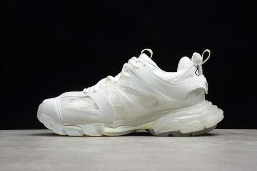 【680】[BALENCIAGA TRACK SNEAKERS WHITE/WHITE/WHITE]-[WOMAN:35-39]-[MAN:40-46]