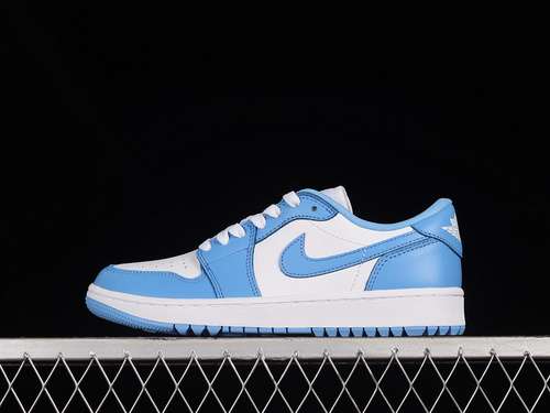 【350】[DD9315-100]-[AIR JORDAN 1 LOW GOLF UNC WHITE/UNIVERSITY BLUE]-[WOMAN:35.5-39]-[MAN:40-46]