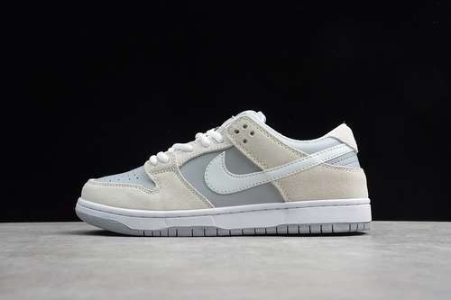 【240】[AR0778-110]-[SB DUNK LOW SUMMIT WHITE/WHITE-WOLF GREY]-[WOMAN:36-39]-[MAN:40-44]