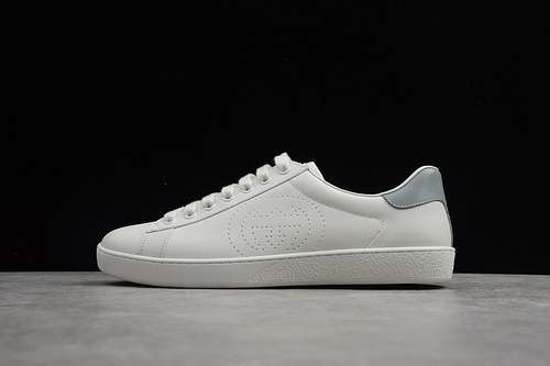 【520】[GU*CCI ACE EMBROIDERED LOW-TOP SNEAKER WHITE/LIGHT GRAY]-[WOMAN:35-39]-[MAN:40-44]