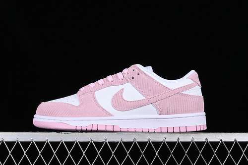 【250】[FN7167-100]-[DUNK LOW PINK CORDUROY WHITE/PINK FOAM]-[WOMAN:36-39]-[MAN:40-45]