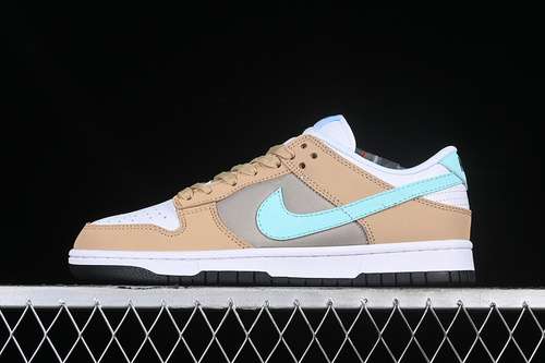 【340】[302517-236]-[DUNK LOW SB WHITE/BROWN/BLUE/GREY]-[MAN:39-45]