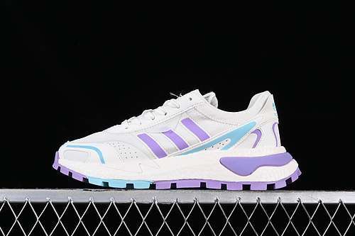 【280】[H03093]-[RETROPY P9 WHITE/GREY/PURPLE/BLUE]-[WOMAN:36-39]
