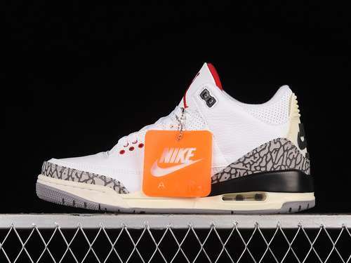 【360】[DN3707-100]-[AIR JORDAN 3 WHITE CEMENT REIMAGINED SUMMIT WHITE/FIRE RED/BLACK/CEMENT GREY]
