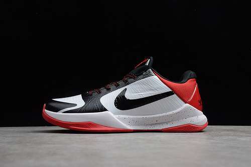 【340】[386429-100]-[ZOOM KOBE 5 PROTRO WHITE/BLACK/RED]-[MAN:40-46]