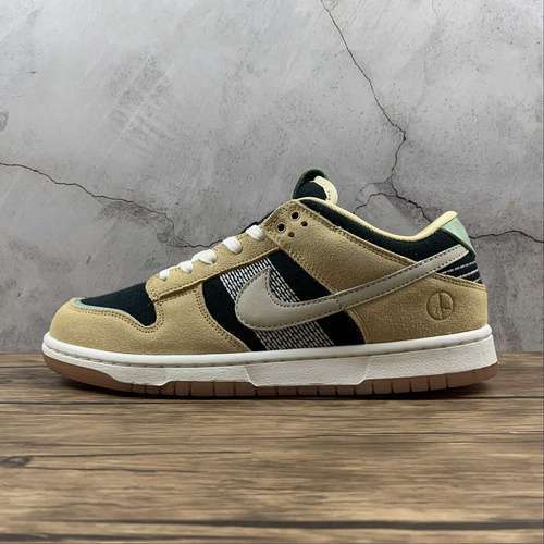 【460】[DJ4671-294]-[SB DUNK LOW ROOTED IN PEACE PALE VANILLA/SAIL-BLACK-SILVER PINE]-[UNISEX:36-47.5]