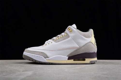 【460】[DH3434-110]-[A MA MANIÉRE AIR JORDAN 3 RETRO SP RAISED BY WOMEN WHITE/MEDIUM GREY/VIOLET ORE]