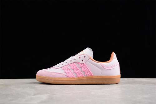 【220】[IG5932]-[ADIDAS SAMBA VEGAN OG WHITE/PINK/BROWN]-[WOMAN:36-40]