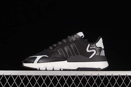 【280】[FW2055]-[NITE JOGGER BOOST BLACK/WHITE/BLACK]-[WOMAN:36-39]-[MAN:40-45]