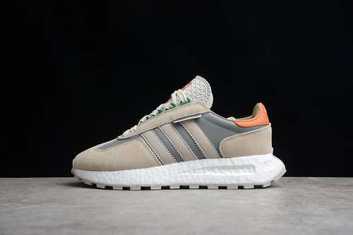 【270】[GW4412]-[RETROPY E5 SHOES BEIGE/GREY-ORANGE]-[WOMAN:36-39]-[MAN:40-45]
