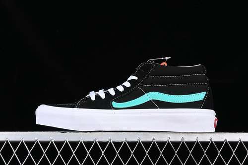 【220】[VN0A3WM34FV]-[VANS SK8-MID WHITE/BLACK/GREEN]-[WOMAN:35-39]-[MAN:40-44]