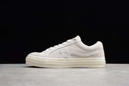 [162133C]-[ONE STAR OX TYLER THE CREATOR GOLF LE FLEUR MONO WHITE/WHITE]-[UNISEX:35-44]