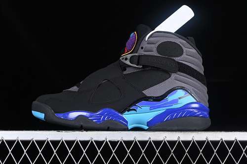 【530】[305381-025]-[AIR JORDAN 8 RETRO BLACK/TRUE RED-FLINT GREY-BRIGHT CONCORD]-[MAN:40-48.5]