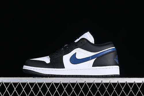 【260】[DC0774-040]-[AIR JORDAN 1 LOW BLACK/UNIVERSITY BLUE-WHITE]-[WOMAN:36-39]-[MAN:40-46]