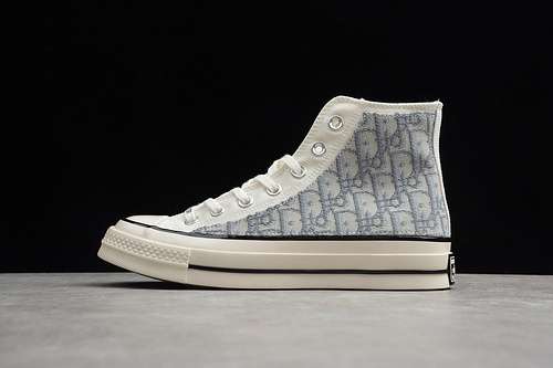 【290】[162053C]-[DI*OR X CHUCK TAYLOR ALL-STAR HIGH WHITE/LIGHT GRAY/BEIGE]-[UNISEX:35-44]