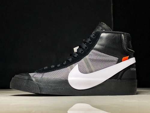 【500】[AA3832-001]-[OFF-WHITE X BLAZER MID WOLF GREY/PURE PLATINUM-BLACK-COOL GREY]-[UNISEX:36-46]